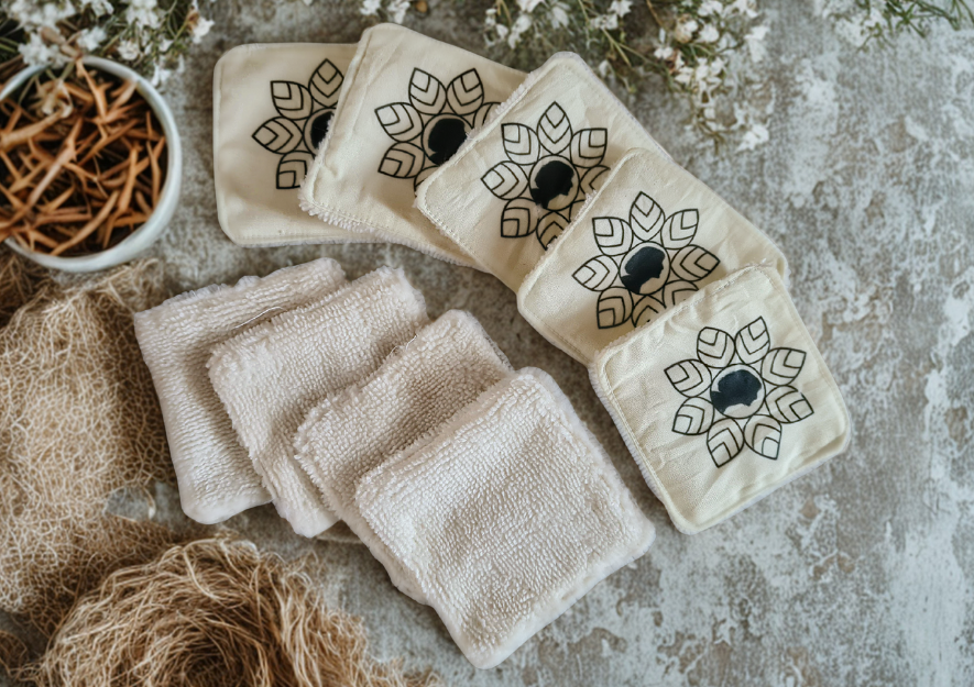 Lot de 5 Cotons lavables